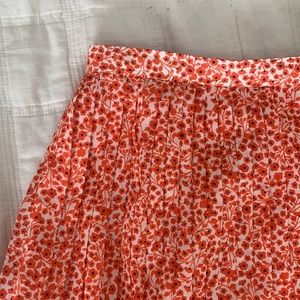 J. Crew Long pleated midi skirt